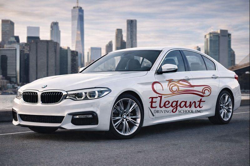 Elegant Driving School vehicle in NYC